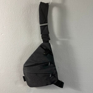 WANDER+ Anti-Theft Charcoal Grey Travel Crossbody Bag